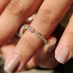Yellow Gold Marquise Wedding Band - Image 4